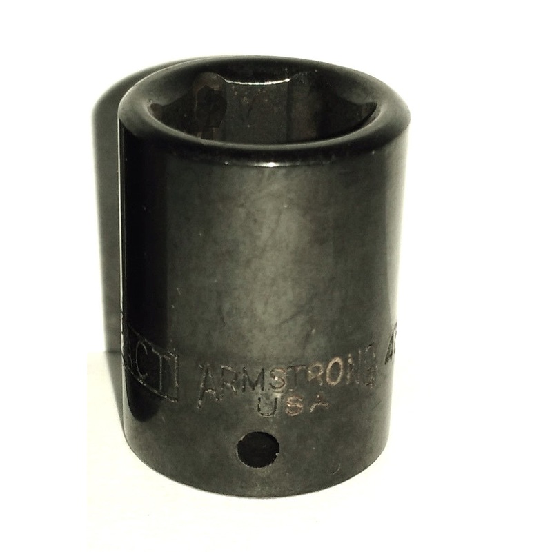 Armstrong 45-011 1/4" Drive 6 Point Impact Socket 11mm USA