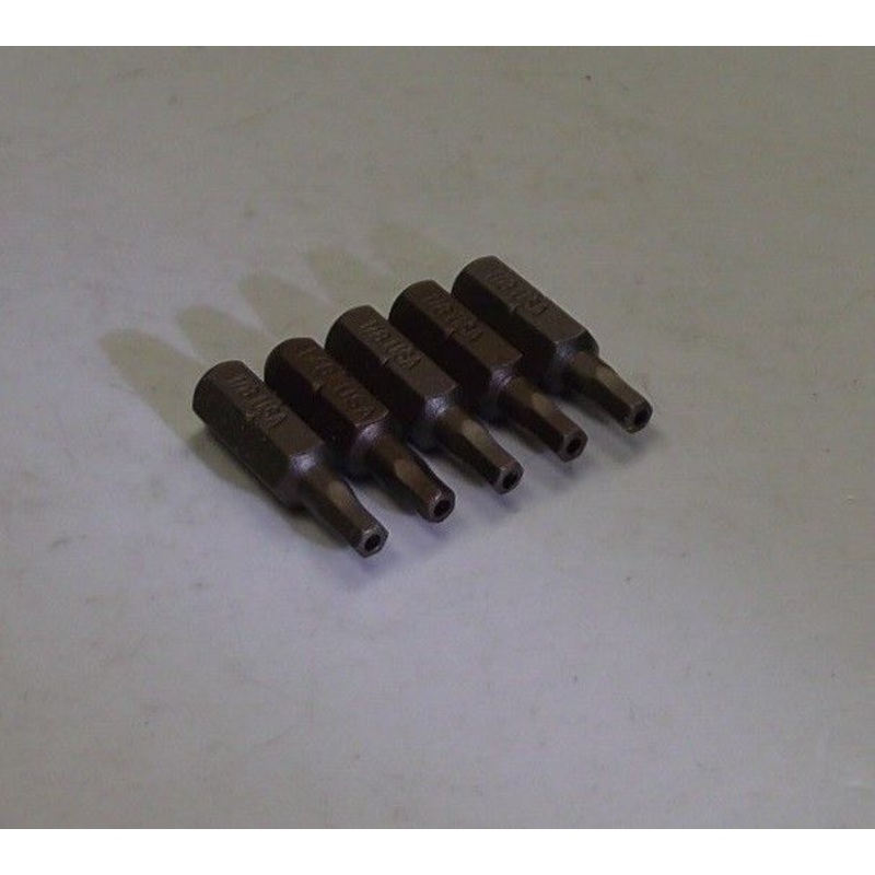 Bosch 335693 1/8" Allen Tamperproof Insert Screw Tips USA 5pc