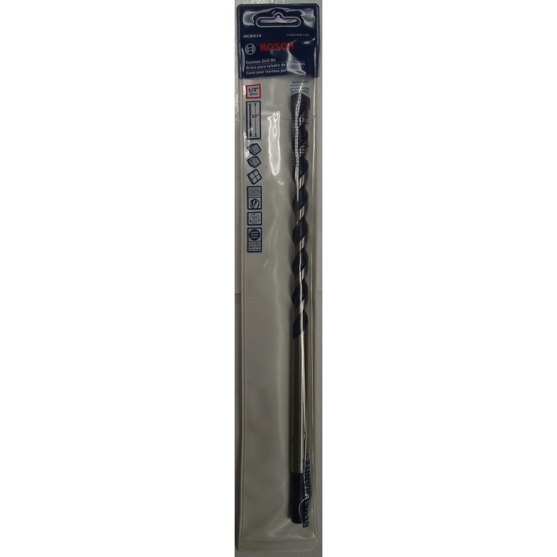 Bosch HCBG18 Carbide 1/2" x 12" Hammer Drill Bit Germany