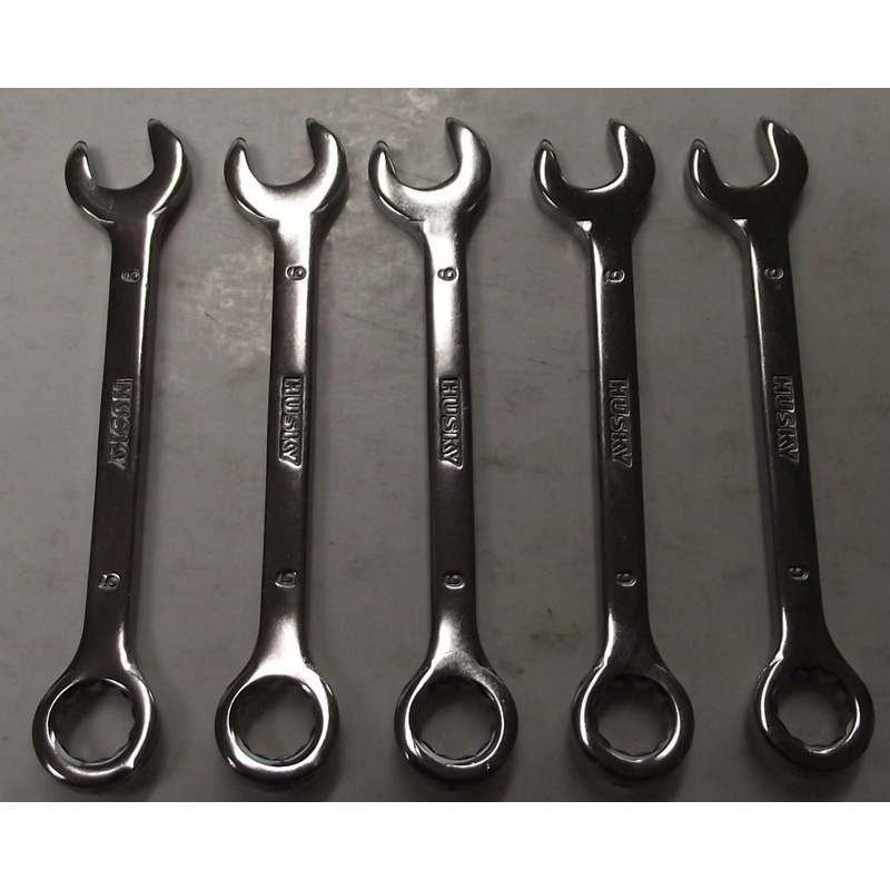 Husky HM673090 9mm 12pt Combination Wrench 5pcs.