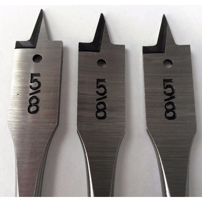 Irwin 5/8" x 10" Flat Boring Bit IW707 (3PCS)
