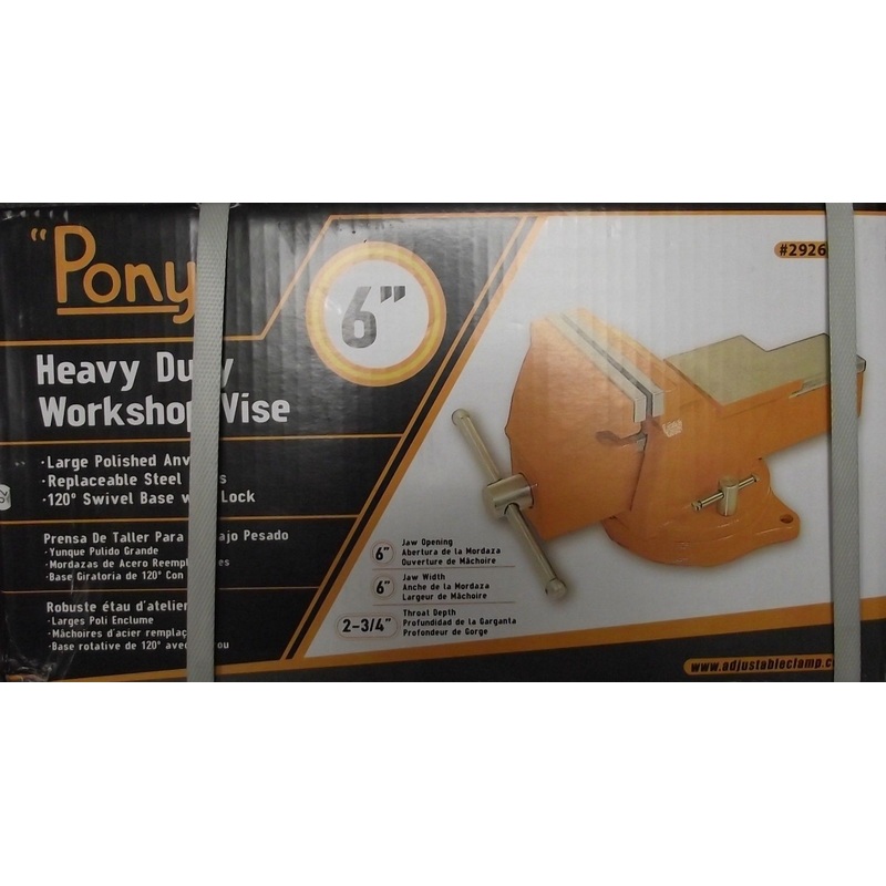 Pony 29260 Heavy Duty Bench Vise 6 in.