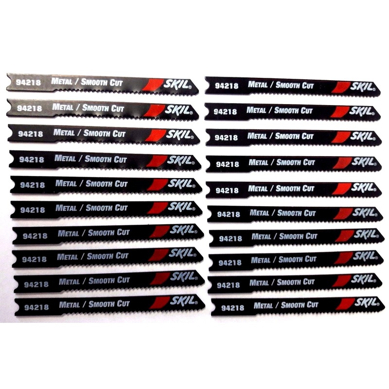 Skil 94218 Jig Saw Blade 2-3/4" x 18 TPI Metal 20 Pieces