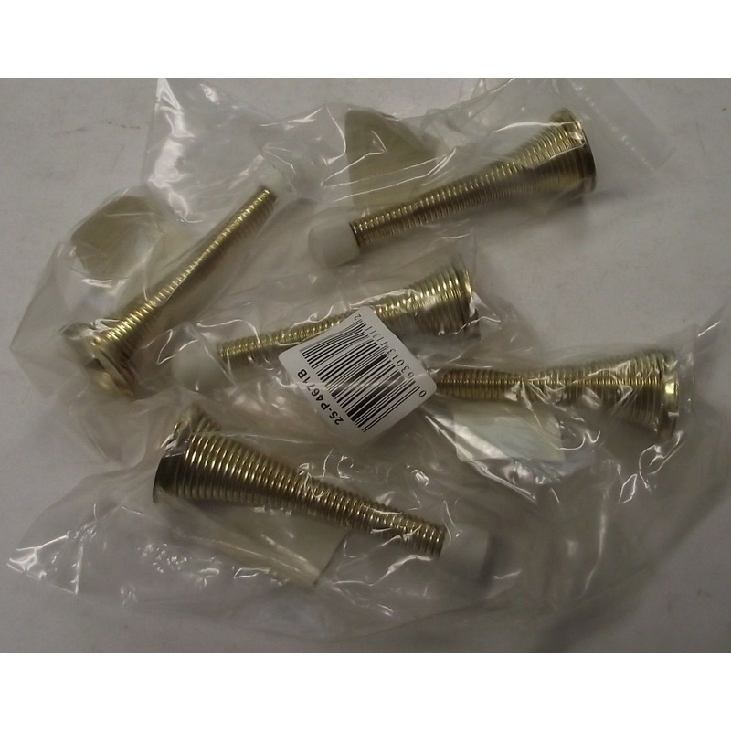 Taymor 25-P4671B Brassl Finish 3" Spring Doorstop 5PCS