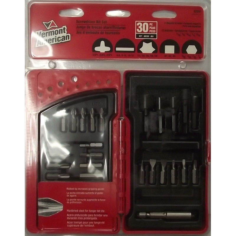 Vermont American 02291 30 Piece Screwdriver Bit Set