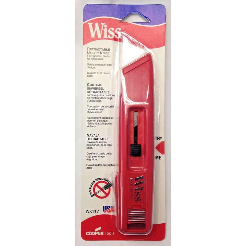 Wiss WK11V Retractable Utility Knife USA