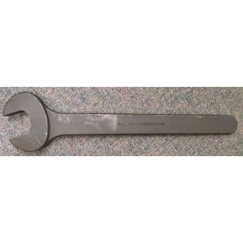 Armstrong 31-084 2-5/8" Carbon Steel Single Head Open End Wrench USA
