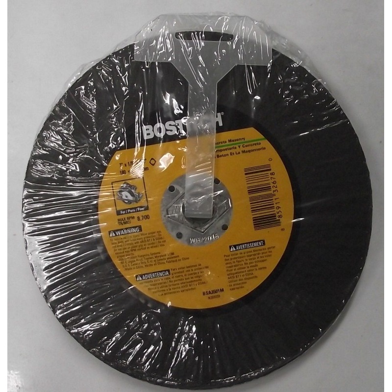 Bostitch BSA3501M 7" x 1/8" x 5/8" Concrete Masonry Cutting Wheel 3pcs.