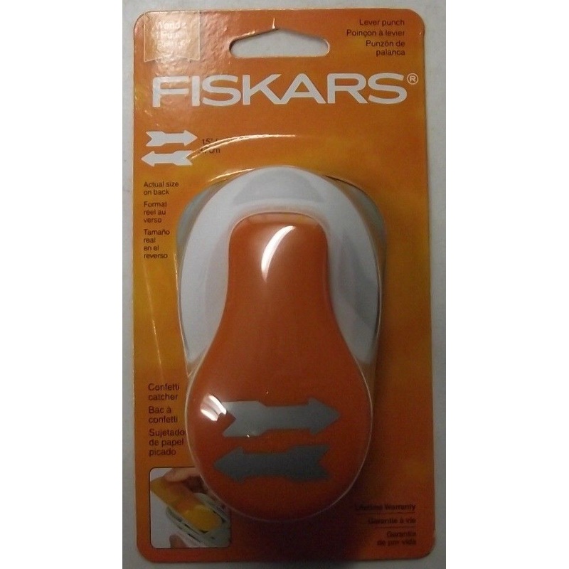 Fiskars 174660-1002 Retro Arrows Lever Punch Large