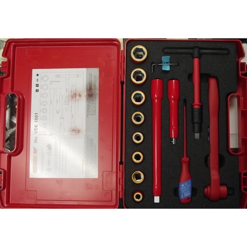 Gedore VDE 1001 Insulated VDE Tool Set 14 Pieces Austria