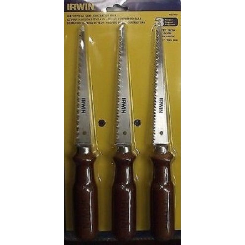 Irwin 4935603 Jab Drywall Saw Contractor Pack 3pcs. 7 Point Teeth