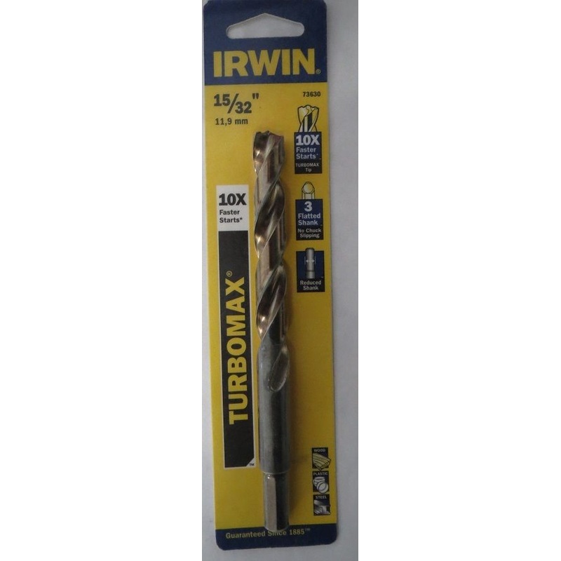 Irwin #73630 15/32" Turbomax Drill Bit