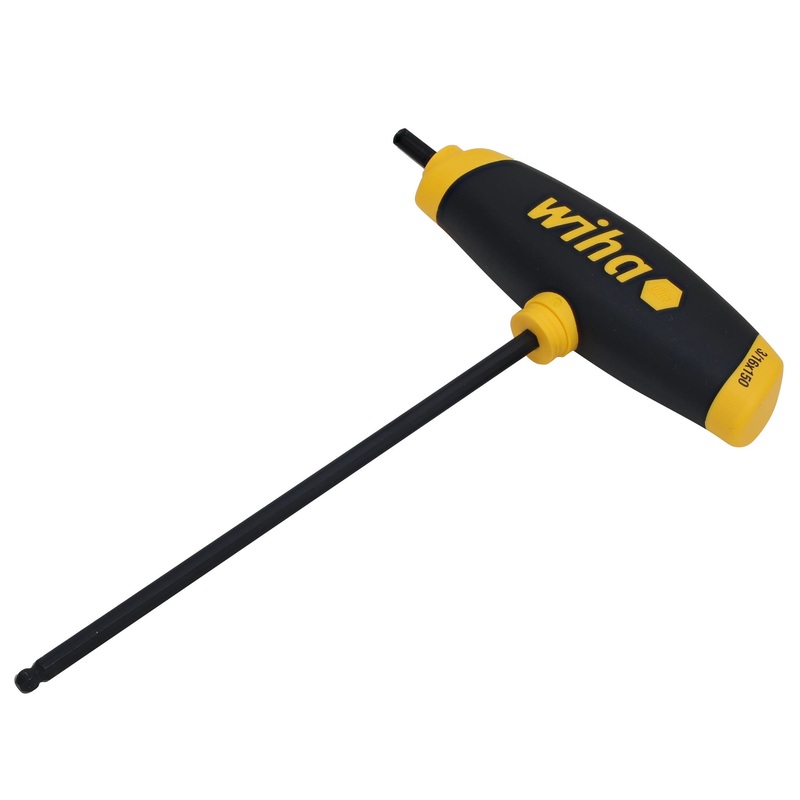 SoftGrip Ball End Hex SAE T-handle 3/16"
