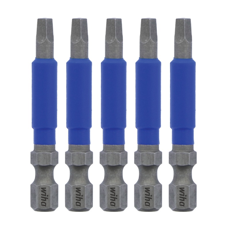 TerminatorBlue Impact Bit Square #2 - 2 Inch - 5 Pack