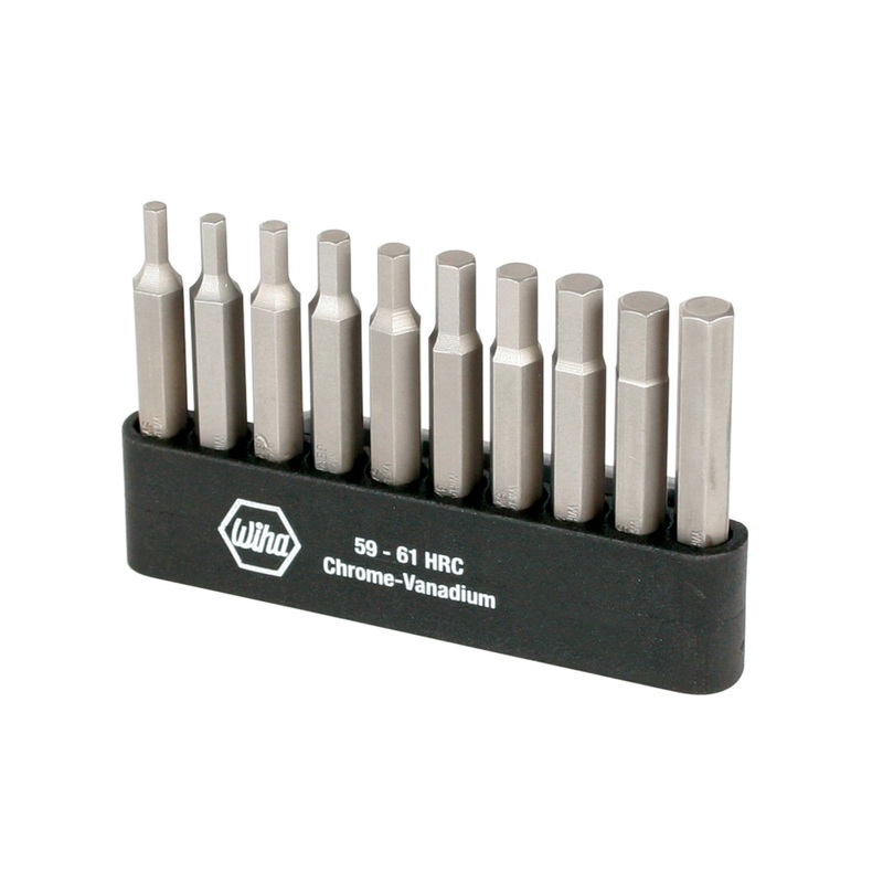 10 Piece Hex Power Bit Belt Pack Set