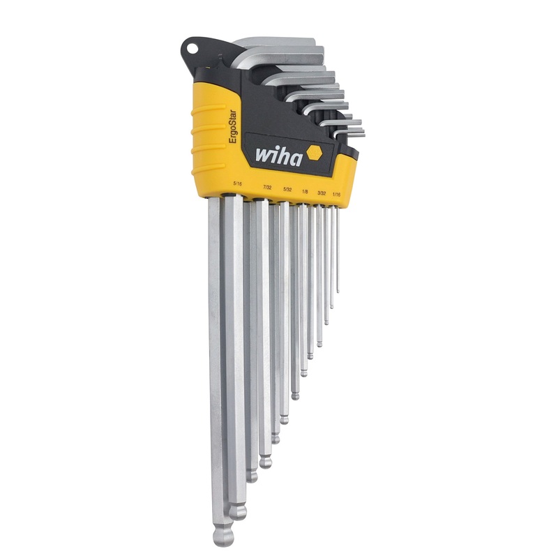 13 Piece ErgoStar Ball End Hex L-Key Set - Inch