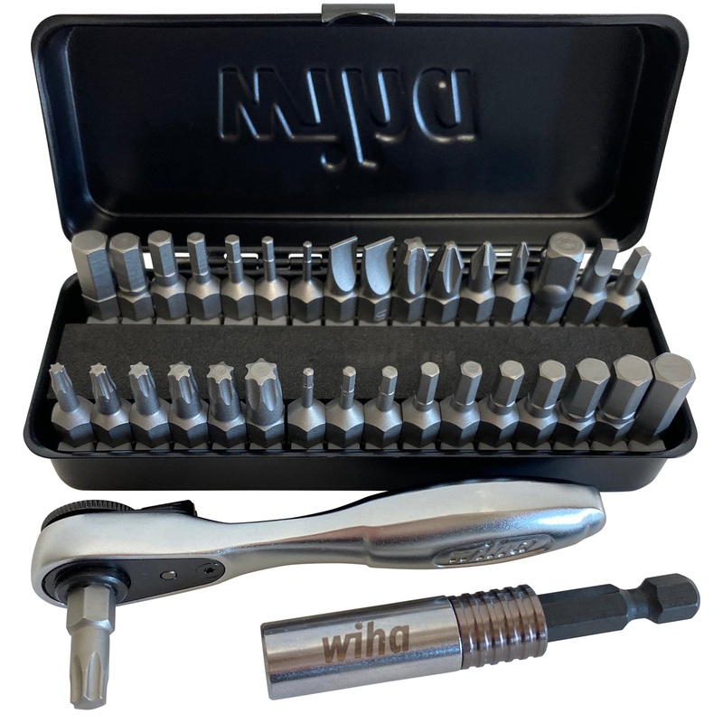 35 Piece 1/4" Ratchet and Bit Set