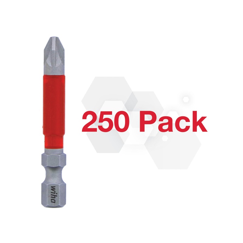 MaxxTor Impact Bit Pozidriv #2 - 49mm - 250 Pack