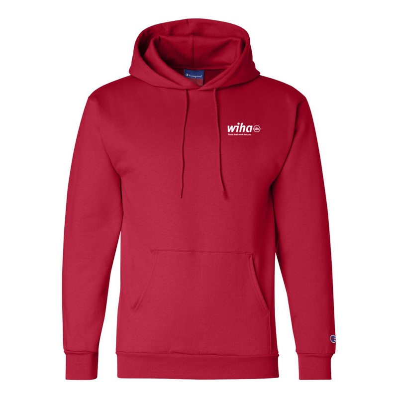 Wiha Unisex Hooded Sweatshirt Red Small