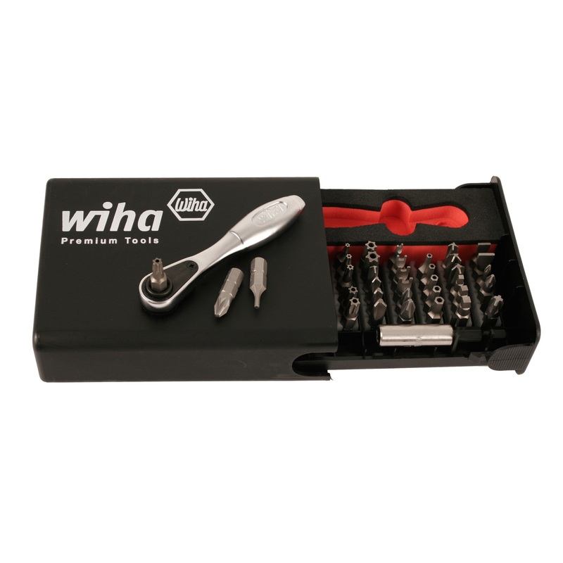 38 Piece Security Bit Set with Mini Ratchet