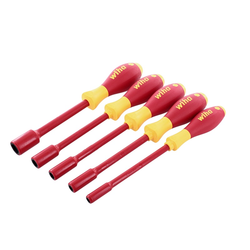 5 Piece Insulated SoftFinish Nut Driver Set - Inch