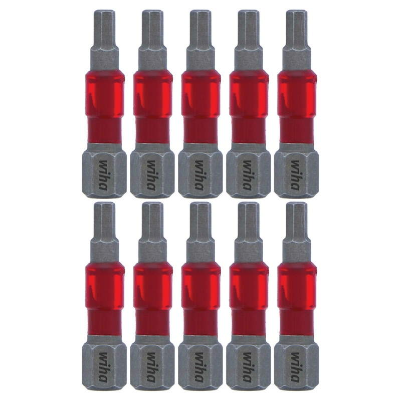 MaxxTor Impact Bit Hex 1/8" x 29mm - 10 Pack