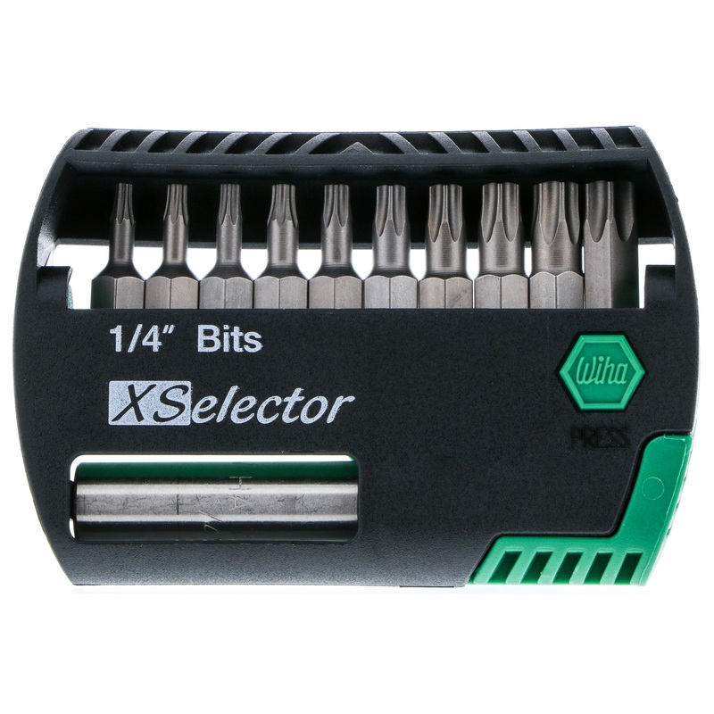 11 Piece Security Torx XSelector and Magnetic Bit Holder Set