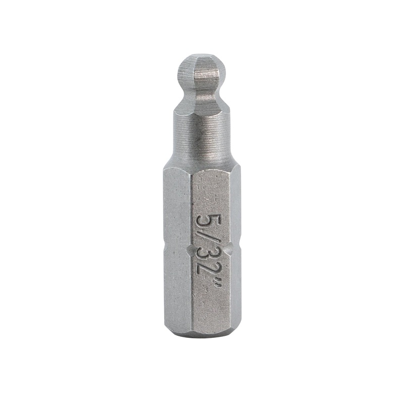 Ball End Hex Bit 5/32 - 25mm - 10 Pack