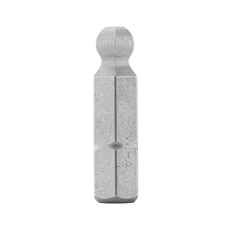 Ball End Hex Bit 7/32 - 25mm - 10 Pack