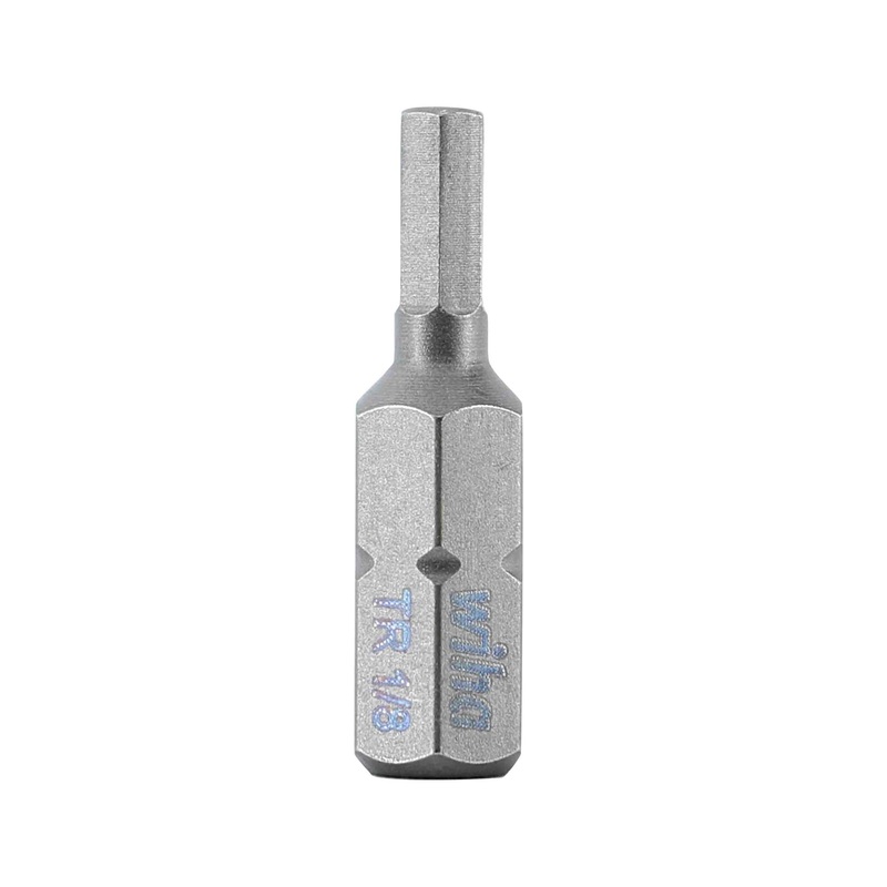 Security Hex Bit 1/8 - 25mm - 10 Pack