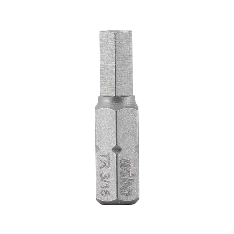 Security Hex Bit 3/16 - 25mm - 10 Pack