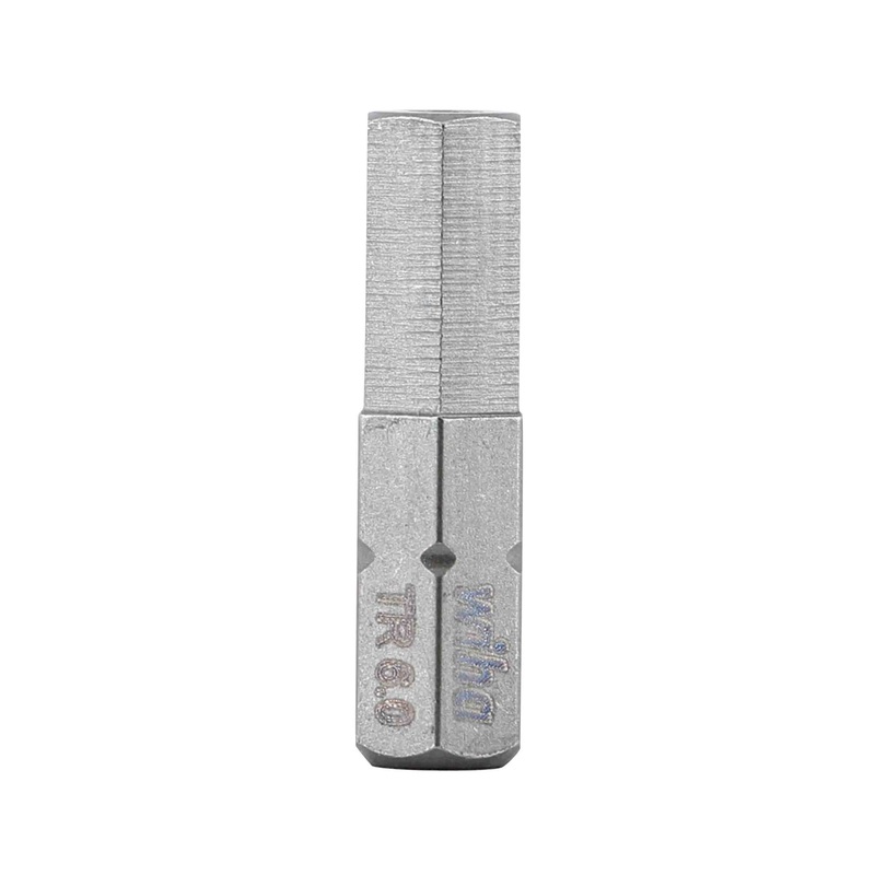 Security Hex Bit 6.0 - 25mm - 10 Pack