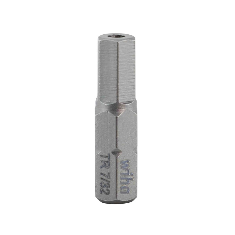 Security Hex Bit 7/32 - 25mm - 10 Pack