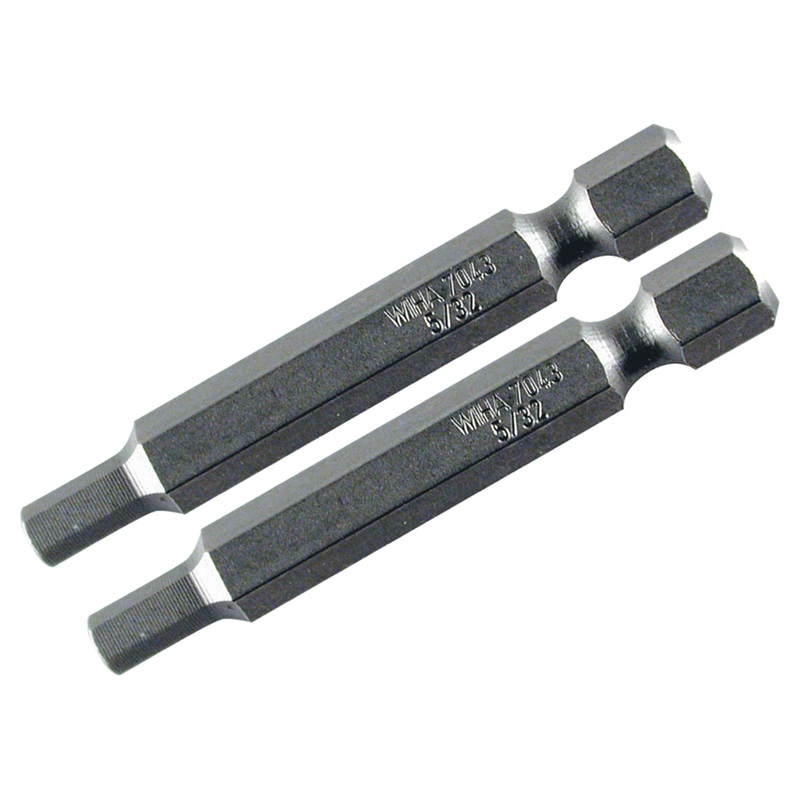 Hex Bit 1/4 - 50mm -  2 Pack