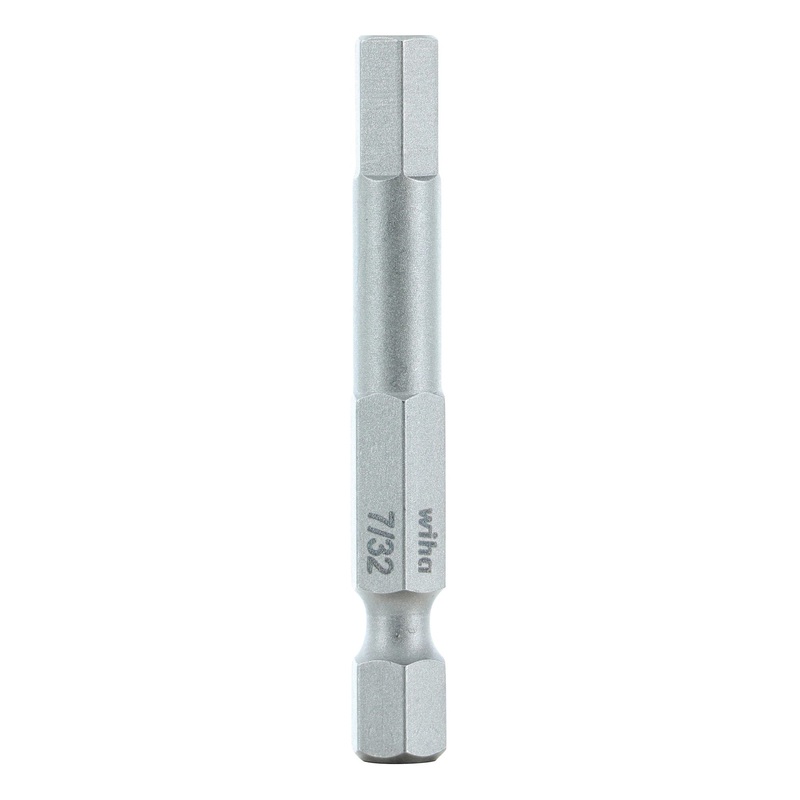 Hex Bit 7/32 - 50mm -  10 Pack