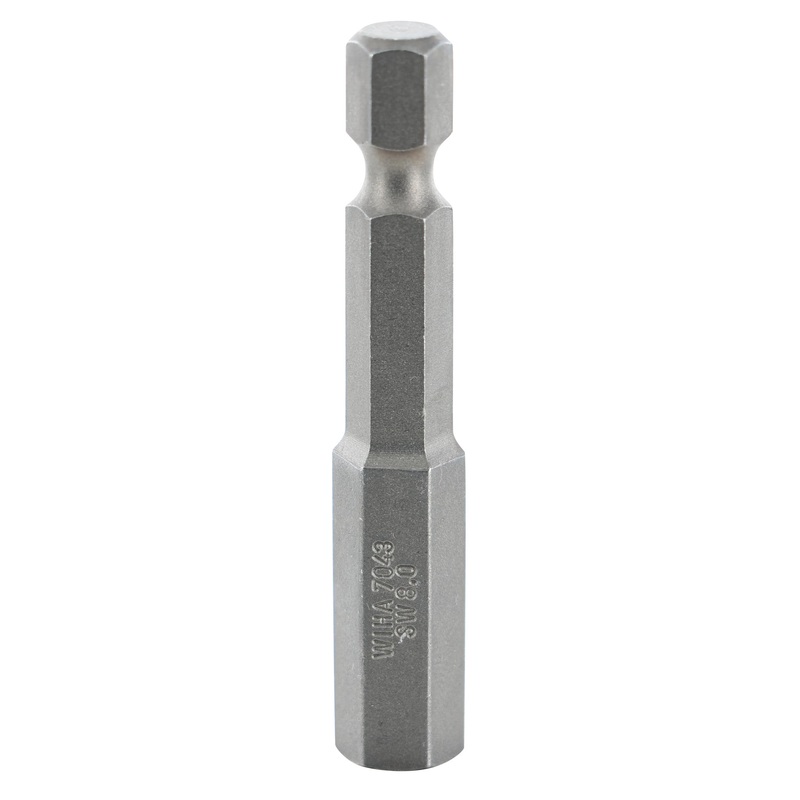 Hex Bit 8.0mm - 50mm -  10 Pack