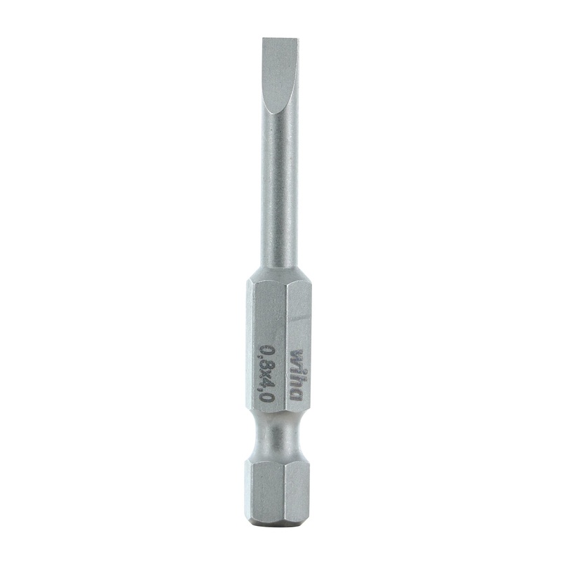 Slotted Bit 4.0 x .8 - 50mm -  10 Pack