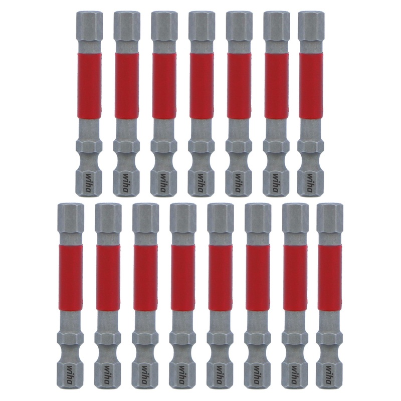 MaxxTor Impact Bit Hex 1/4" - 49mm - 15 Pack