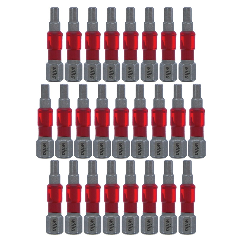 MaxxTor Impact Bit Hex 1/8" - 29mm - 25 Pack