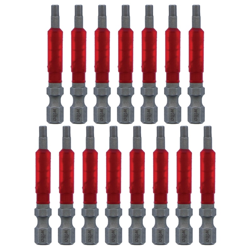 MaxxTor Impact Bit Hex 3.0mm - 49mm - 15 Pack