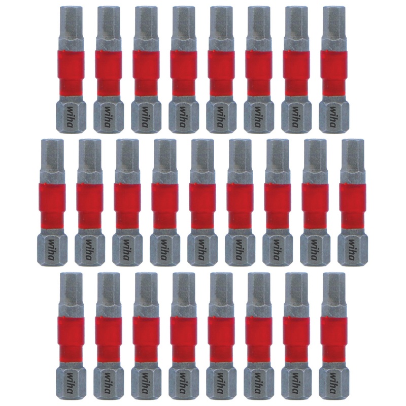 MaxxTor Impact Bit Hex 3/16" - 29mm - 25 Pack