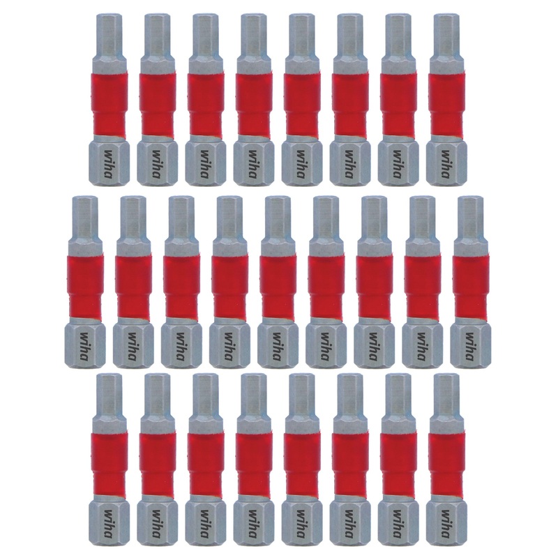 MaxxTor Impact Bit Hex 4.0mm - 29mm - 25 Pack