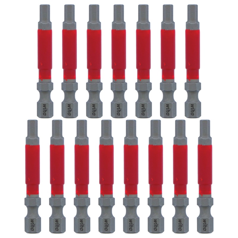 MaxxTor Impact Bit Hex 4.0mm - 49mm - 15 Pack