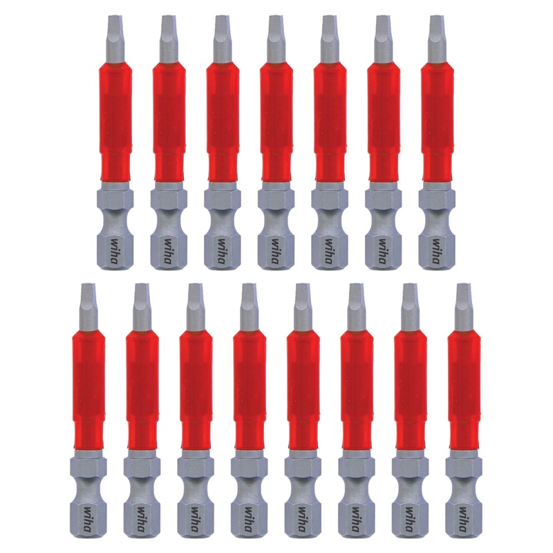 MaxxTor Impact Bit Square #1 - 49mm - 15 Pack