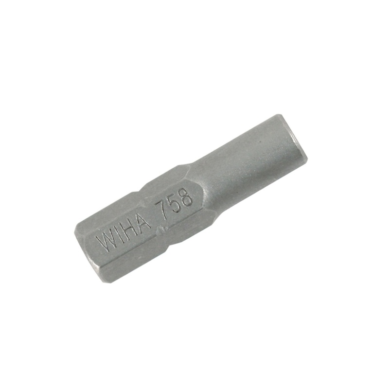 System 4 MicroBit Adapter 1/4" Hex Outside to 4mm Inside, 25mm Long