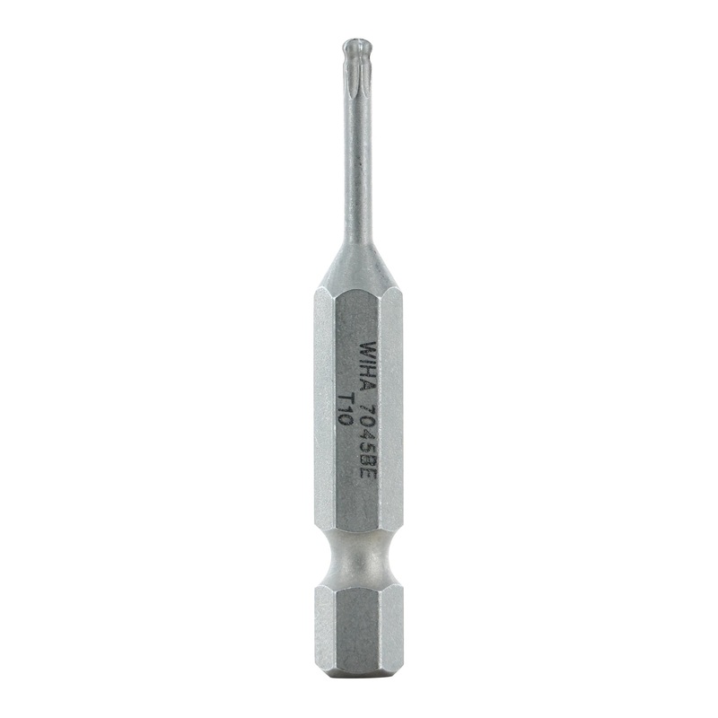 Torx Ball End Bit T10 - 50mm -  10 Pack