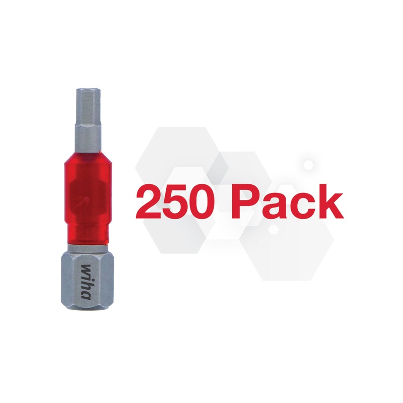 MaxxTor Impact Bit Hex 3.0mm - 29mm - 250 Pack