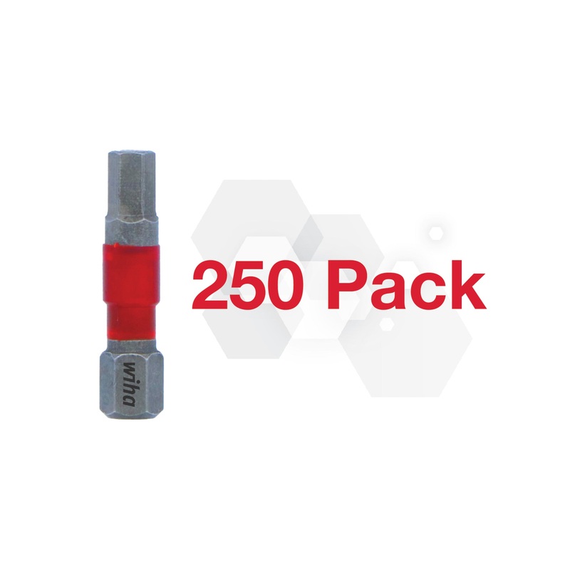 MaxxTor Impact Bit Hex 3/16" - 29mm - 250 Pack