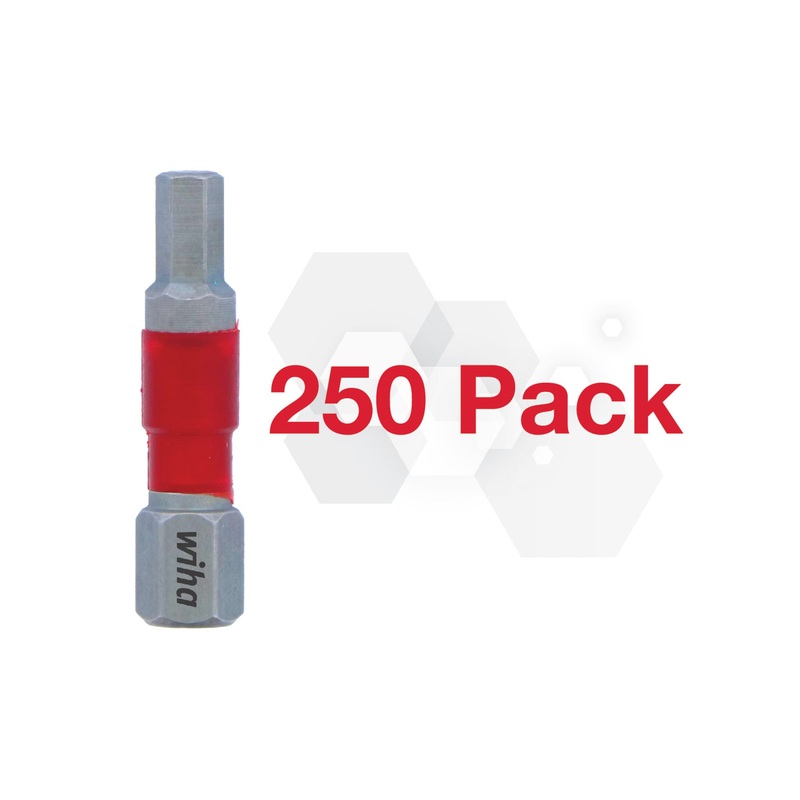 MaxxTor Impact Bit Hex 4.0mm - 29mm - 250 Pack
