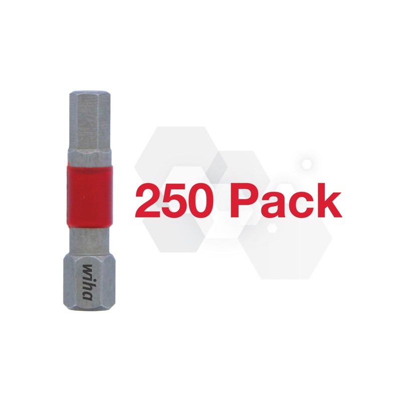 MaxxTor Impact Bit Hex 5.0mm - 29mm - 250 Pack